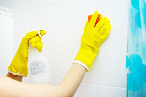 Freshly cleaned short-let interior ready for guest arrival in E8