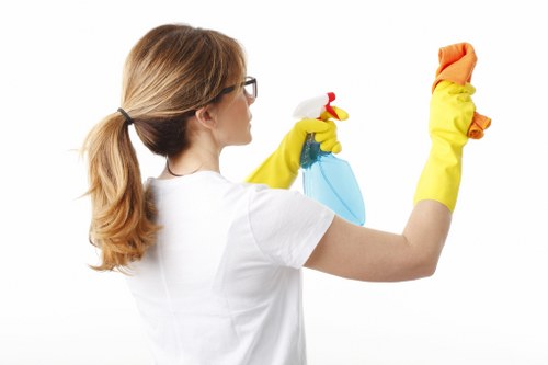 Kitchen and bathroom cleaning service in a Hackney home