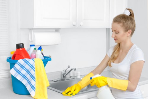 Regular cleaning schedule for flats and shared homes in E8